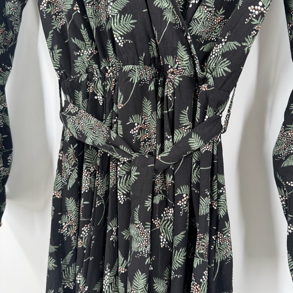 Ivy City Co Black Floral Women's Maxi Dress Size XS - Picture 3 of 10